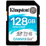 Изображение SD XC 128 GB Kingston Canvas Go! Class 10 UHS-I U3 (SDG/128GB) R90/W45 Фото SD XC 128 GB Kingston Canvas Go! Class 10 UHS-I U3 (SDG/128GB) R90/W45