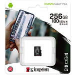 Фото microSD XC 256 GB Kingston Canvas Select Plus А1 Class10 UHS-I (SDCS2/256GBSP) без переходника