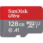 Изображение microSD XC 128 GB SanDisk Ultra A1 Class 10 UHS-I (без переходника, SDSQUAR-128G-GN6MN) Фото microSD XC 128 GB SanDisk Ultra A1 Class 10 UHS-I (без переходника, SDSQUAR-128G-GN6MN)