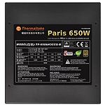 Изображение Блок питания Thermaltake Paris 650W Gold (W0493RE) Фото Блок питания Thermaltake Paris 650W Gold (W0493RE)