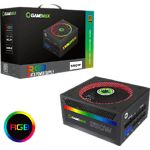 Изображение Блок питания GAMEMAX RGB-550 550W модульный, 80Plus GOLD Фото Блок питания GAMEMAX RGB-550 550W модульный, 80Plus GOLD