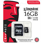 Изображение microSD HC 16Gb KINGSTON Industrial Class10 (с переходником, SDCIT/16GB) Фото microSD HC 16Gb KINGSTON Industrial Class10 (с переходником, SDCIT/16GB)