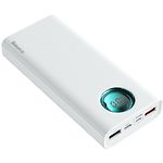 Изображение Внешний аккумулятор Power Bank Baseus (PPALL-LG02) Amblight PD+QC3.0 20000 mAh White Фото Внешний аккумулятор Power Bank Baseus (PPALL-LG02) Amblight PD+QC3.0 20000 mAh White
