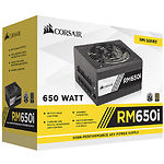 Изображение Блок питания Corsair RM650i Modular 650W 80+Gold (CP-9020081) Фото Блок питания Corsair RM650i Modular 650W 80+Gold (CP-9020081)