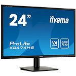 Изображение IIYAMA 24" X2474HS-B1 VA 1920x1080, 4мс, 178/178,3000:1,250кд/м2,75Гц,HDMI/DVI/VGA, Аудио вых, 2x2W Фото IIYAMA 24" X2474HS-B1 VA 1920x1080, 4мс, 178/178,3000:1,250кд/м2,75Гц,HDMI/DVI/VGA, Аудио вых, 2x2W