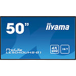 Изображение IIYAMA 50" LE5040UHS-B1 VA 3840x2160 4K,8мс,178/178,4000:1,300кд/м,75Гц,HDMI/DVI/VGA,USB,Аудио,2x10W Фото IIYAMA 50" LE5040UHS-B1 VA 3840x2160 4K,8мс,178/178,4000:1,300кд/м,75Гц,HDMI/DVI/VGA,USB,Аудио,2x10W