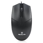 Мышь компьютерная REAL-EL RM-208 черная - фото