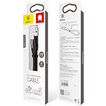 Изображение Кабель Baseus CALMBJ-01 2-in-1 (Android/iOS) USB/MicroUSB+Lightning 0.2м Black Фото Кабель Baseus CALMBJ-01 2-in-1 (Android/iOS) USB/MicroUSB+Lightning 0.2м Black