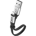 Изображение Кабель Baseus CALMBJ-0S 2-in-1 (Android/iOS) USB/MicroUSB+Lightning 0.2м Silver Фото Кабель Baseus CALMBJ-0S 2-in-1 (Android/iOS) USB/MicroUSB+Lightning 0.2м Silver