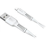 Изображение Кабель Baseus CALZY-B02 Tough Series USB/Lightning 1м White 2A Фото Кабель Baseus CALZY-B02 Tough Series USB/Lightning 1м White 2A