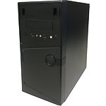 Изображение Корпус Delux DLC-MK231 (black) 500W 120mm mATX Фото Корпус Delux DLC-MK231 (black) 500W 120mm mATX
