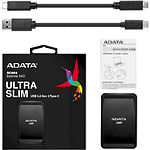 SSD   A-Data SD685 250GB External USB 3.2 Gen2 Type-C Black (ASC685-250GU32G2-CBK) - 