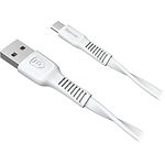 Изображение Кабель Baseus CAMZY-B02 Tough Series USB/Micro USB 1м White 2A Фото Кабель Baseus CAMZY-B02 Tough Series USB/Micro USB 1м White 2A