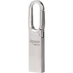 Изображение USB Flash 64Gb Apacer AH15E Silver USB 3.1 AP64GAH15ES-1 Фото USB Flash 64Gb Apacer AH15E Silver USB 3.1 AP64GAH15ES-1