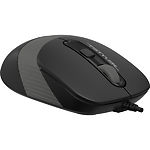 Изображение Мышка A4tech FM10S Grey, бесшумная, USB, 1600dpi Фото Мышка A4tech FM10S Grey, бесшумная, USB, 1600dpi