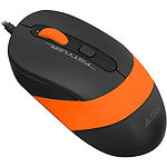 Изображение Мышка A4tech FM10S (Orange) проводная бесшумная, USB, 1600dpi Фото Мышка A4tech FM10S (Orange) проводная бесшумная, USB, 1600dpi