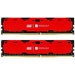 Изображение DDR-4 2шт x 4GB 2400МГц Goodram Iridium Red (IR-R2400D464L15S/8GDC) Фото DDR-4 2шт x 4GB 2400МГц Goodram Iridium Red (IR-R2400D464L15S/8GDC)