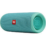 Изображение JBL Flip 5 Teal (JBLFLIP5Teal) портативная система 20Вт, Li-Ion аккум., водонепрониц. , мик., BT Фото JBL Flip 5 Teal (JBLFLIP5Teal) портативная система 20Вт, Li-Ion аккум., водонепрониц. , мик., BT