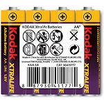 Батарейка KODAK (Тип AA) XTRALIFE LR06 (4шт/pack) - фото