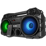 Изображение SVEN PS-580 (black) портативная система 2x18 Вт, Li-Ion аккумулятор, microSD,FM,BT, ДУ, дисплей Фото SVEN PS-580 (black) портативная система 2x18 Вт, Li-Ion аккумулятор, microSD,FM,BT, ДУ, дисплей