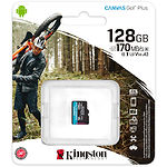 Карта памяти Kingston Canvas Go! Plus U3 A2 V30 C10 без переходника 128 GB - фото