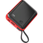 Изображение Внешний аккумулятор Power Bank Baseus (PPXF-B09) Mini S 10000mAh Red 3A (With IP Cable) Фото Внешний аккумулятор Power Bank Baseus (PPXF-B09) Mini S 10000mAh Red 3A (With IP Cable)