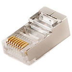 Изображение Коннектор Cablexpert (PLUG6SP/10) RJ-45 FTP Cat.6, 10 ШТ Фото Коннектор Cablexpert (PLUG6SP/10) RJ-45 FTP Cat.6, 10 ШТ