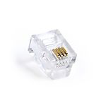 Изображение Коннектор Cablexpert MP-6P4C/100 RJ-11/RJ-14 (100 ШТ) Фото Коннектор Cablexpert MP-6P4C/100 RJ-11/RJ-14 (100 ШТ)
