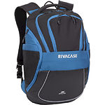 Рюкзак для ноутбука RivaCase 5225 (Black/blue) 15.6" - фото