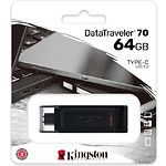 Изображение USB Flash 64GB KINGSTON DataTraveler 70 USB3.2 Type-C (DT70/64GB) Фото USB Flash 64GB KINGSTON DataTraveler 70 USB3.2 Type-C (DT70/64GB)