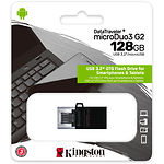 Флешка Kingston DataTraveler MicroDuo 3 Gen2 USB3.2 micro-USB/USB 128GB - фото