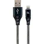 Изображение Кабель Cablexpert CC-USB2B-AMLM-1M-BW USB to Lightning 1m Фото Кабель Cablexpert CC-USB2B-AMLM-1M-BW USB to Lightning 1m