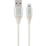 Изображение Кабель Cablexpert CC-USB2B-AMLM-1M-BW2 USB to Lightning 1m Фото Кабель Cablexpert CC-USB2B-AMLM-1M-BW2 USB to Lightning 1m