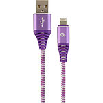 Изображение Кабель Cablexpert CC-USB2B-AMLM-1M-PW USB to Lightning 1m Фото Кабель Cablexpert CC-USB2B-AMLM-1M-PW USB to Lightning 1m