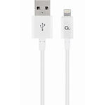 Изображение Кабель Cablexpert CC-USB2P-AMLM-1M-W USB to Lightning 1m Фото Кабель Cablexpert CC-USB2P-AMLM-1M-W USB to Lightning 1m
