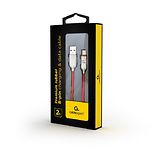 Изображение Кабель Cablexpert CC-USB2R-AMLM-2M-R USB to Lightning 2m Фото Кабель Cablexpert CC-USB2R-AMLM-2M-R USB to Lightning 2m