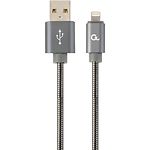 Изображение Кабель Cablexpert CC-USB2S-AMLM-1M-BG USB to Lightning 1m Фото Кабель Cablexpert CC-USB2S-AMLM-1M-BG USB to Lightning 1m