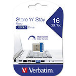 фото USB Flash 16Gb Verbatim {98709} USB 3.0 Store "n" Stay Nano Blue