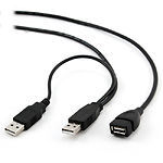Изображение Кабель Cablexpert CCP-USB22-AMAF-3 USB to 2 х USB 0.9m удлинитель Фото Кабель Cablexpert CCP-USB22-AMAF-3 USB to 2 х USB 0.9m удлинитель