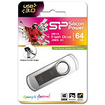 Фото USB Flash 64Gb SILICON POWER Jewel J80 USB 3.0 Titanium SP064GBUF3J80V1T