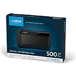 Изображение SSD Crucial X8 500Gb External USB 3.2 Gen2 Black (CT500X8SSD9) Фото SSD Crucial X8 500Gb External USB 3.2 Gen2 Black (CT500X8SSD9)
