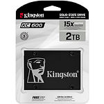 Фото SSD Kingston KC600 2TB 2.5" 7мм SATA3 (SKC600/2048G) 550/520 Mb/s