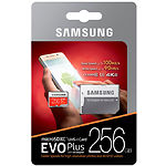 Изображение microSD XC 256 GB Samsung EVO PLUS V2 Class10 UHS-I U3(c переходником на SD, MB-MC256HA/RU) Фото microSD XC 256 GB Samsung EVO PLUS V2 Class10 UHS-I U3(c переходником на SD, MB-MC256HA/RU)