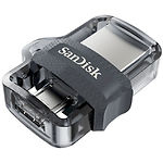 Изображение USB Flash 256Gb SanDisk Ultra Dual Drive OTG M3.0/USB3.0 Black (SDDD3-256G-G46) Grey-Silver Фото USB Flash 256Gb SanDisk Ultra Dual Drive OTG M3.0/USB3.0 Black (SDDD3-256G-G46) Grey-Silver