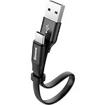 Фото Кабель Baseus CATMBJ-01 Nimble USB/Type-C, 23cм Black