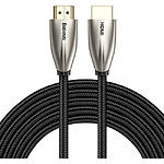 Изображение Кабель Baseus CADSP-D01 Horizontal 4K 5м Black HDMI to HDMI v2.0 Фото Кабель Baseus CADSP-D01 Horizontal 4K 5м Black HDMI to HDMI v2.0