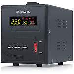 Фото Стабилизатор REAL-EL STAB ENERGY-500, black, 500VA, 400Вт, LCD индикатор, 1евророзетка