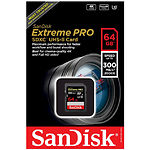 Изображение SD XC 64 GB SanDisk Extreme Pro Class 10 UHS-II U3 (SDSDXPK-064G-GN4IN) R300MB/s Фото SD XC 64 GB SanDisk Extreme Pro Class 10 UHS-II U3 (SDSDXPK-064G-GN4IN) R300MB/s