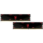 Изображение DDR-4 2шт x 4GB 2400МГц Goodram Iridium Black (IR-2400D464L17S/8GDC) Фото DDR-4 2шт x 4GB 2400МГц Goodram Iridium Black (IR-2400D464L17S/8GDC)