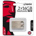 Фото USB Flash 16Gb KINGSTON DataTraveler SE9H  DTSE9H/16GB-2P (набор 2 шт)